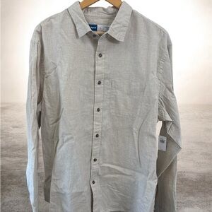 Men's Tan Old Navy Button Down Shirt